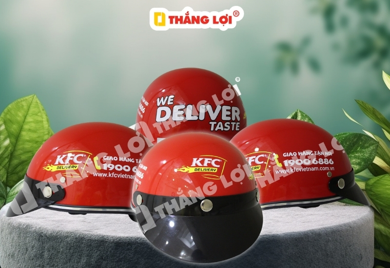 Nón bảo hiểm thương hiệu KFC