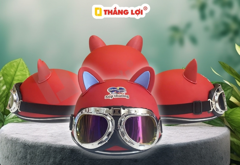 Nón bảo hiểm thương hiệu Súp Thưởng