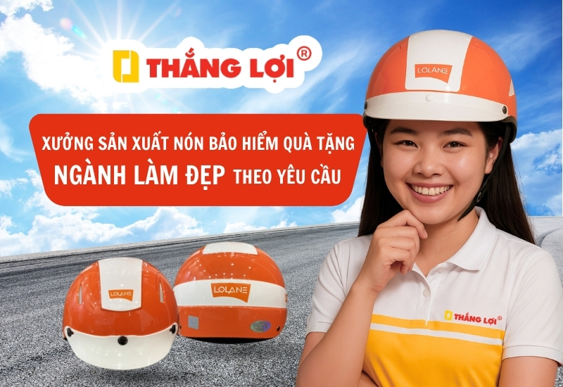 Xưởng sản xuất nón bảo hiểm ngành làm đẹp theo yêu cầu