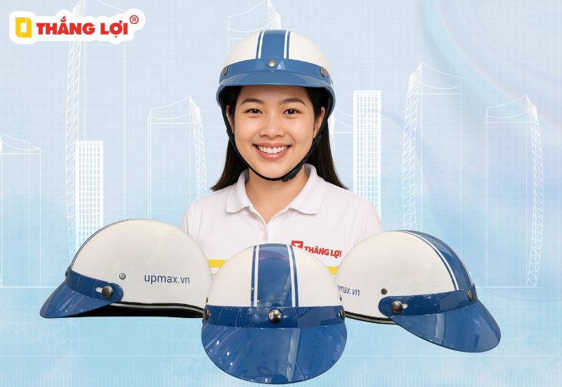 Sản xuất nón bảo hiểm ngành xây dựng Upmax