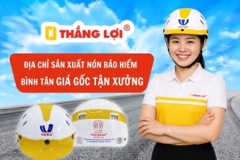 Địa chỉ sản xuất nón bảo hiểm quận Bình Tân GIÁ GỐC TẬN XƯỞNG