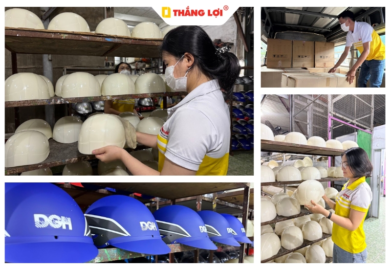 Lý do các doanh nghiệp quận Bình Thạnh chọn Thắng Lợi sản xuất nón bảo hiểm