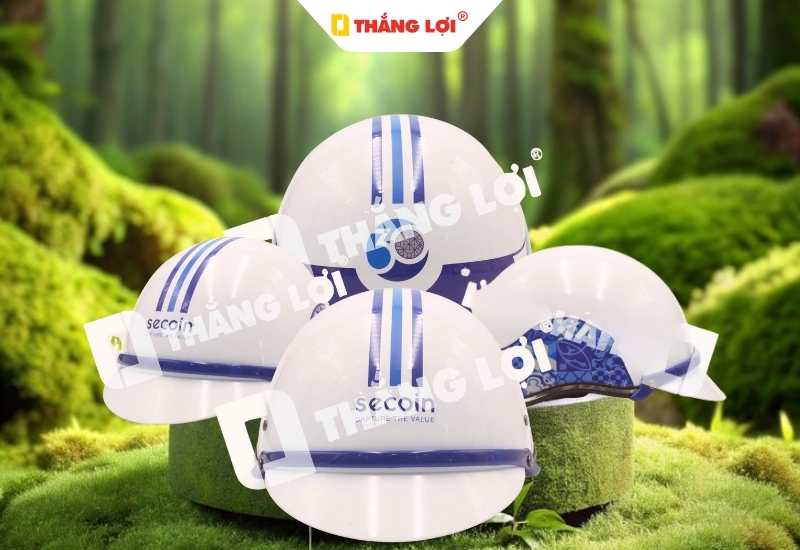 Nón bảo hiểm nửa đầu Gạch Bông SECOIN
