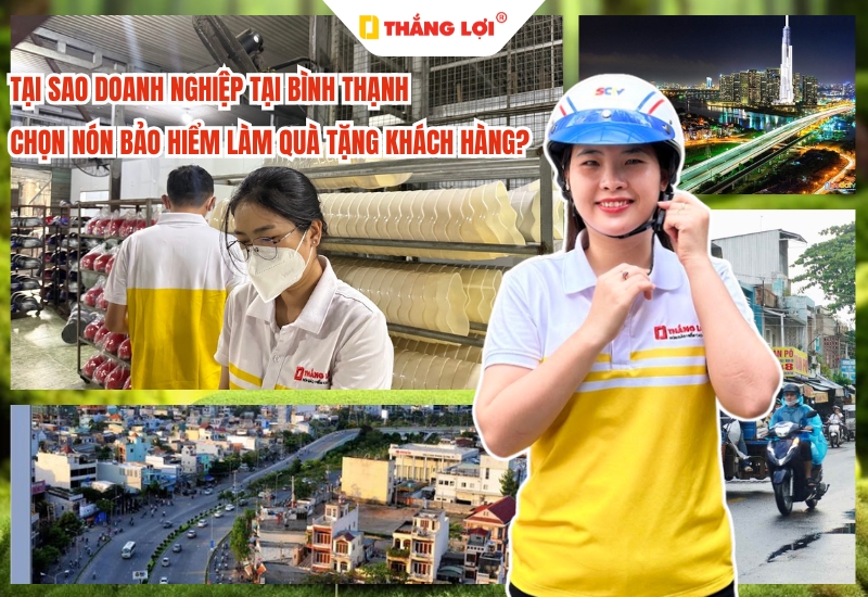 Tại sao doanh nghiệp tại Bình Thạnh chọn nón bảo hiểm làm quà tặng khách hàng?
