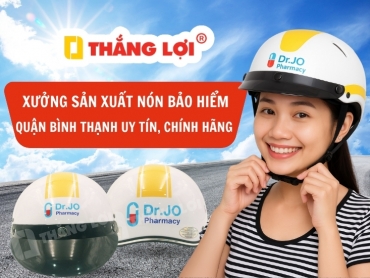 Xưởng sản xuất nón bảo hiểm quận Bình Thạnh uy tín, chính hãng