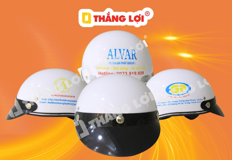 Mẫu nón bảo hiểm doanh nghiệp tại Thủ Đức cho thương hiệu Alvar Đoàn Gia Phát
