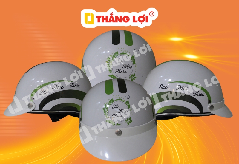 Mẫu nón bảo hiểm doanh nghiệp tại Thủ Đức cho thương hiệu Sắc Mộc Thiên