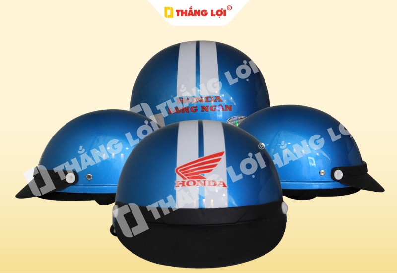 Nón bảo hiểm nửa đầu thương hiệu Head Long Ngân