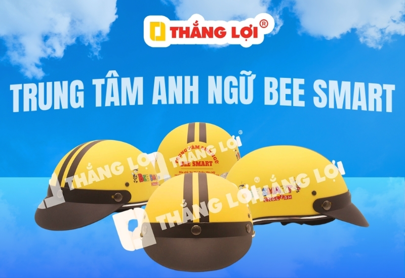 Nón bảo hiểm trung tâm anh ngữ Bee Smart