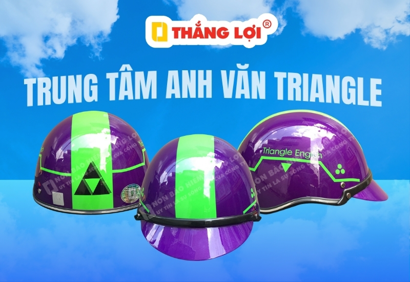 Nón bảo hiểm trung tâm anh văn Triangle
