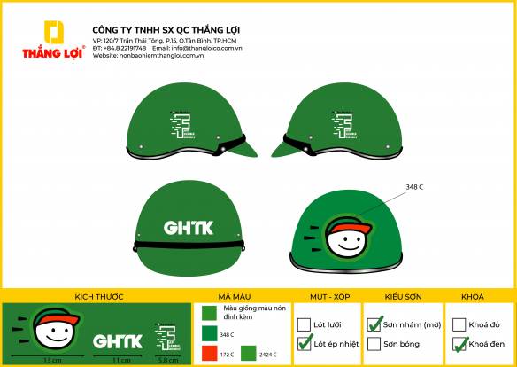 Miễn phí thiết kế tem và mẫu mã nón bảo hiểm theo yêu cầu