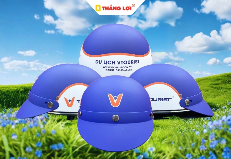 mẫu nón bảo hiểm nửa đầu V TOURIST