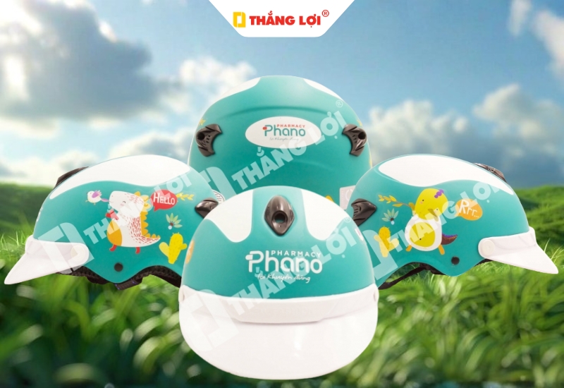Nón bảo hiểm trẻ em cho nhà thuốc Phano Pharmacy